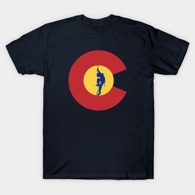 Colorado Ice Climbing T-Shirt by esskay1000